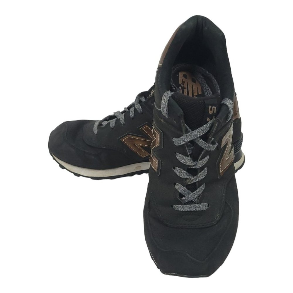New Balance 574 Encap Athletic Shoes Womens Size 6.5 Black Rose Gold WL574VJC
